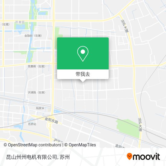 昆山州州电机有限公司地图