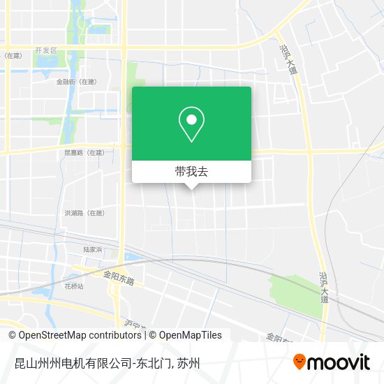 昆山州州电机有限公司-东北门地图