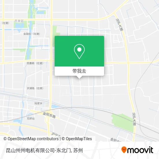 昆山州州电机有限公司-东北门地图