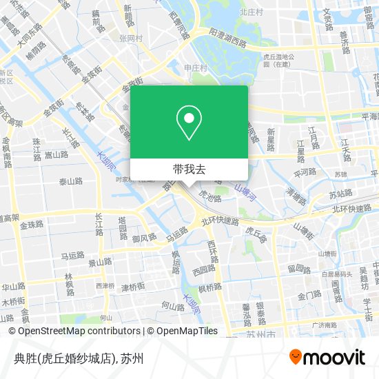 典胜(虎丘婚纱城店)地图