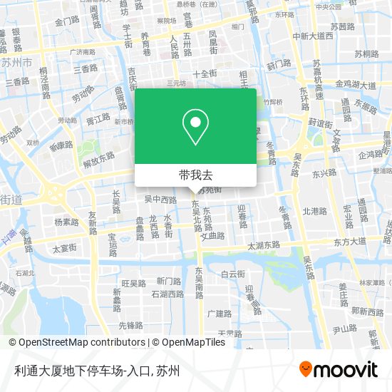 利通大厦地下停车场-入口地图