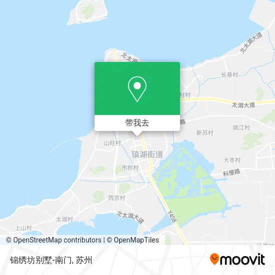 锦绣坊别墅-南门地图