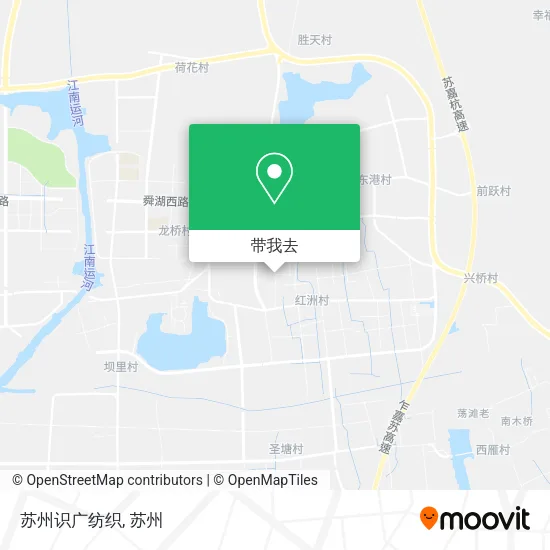 苏州识广纺织地图