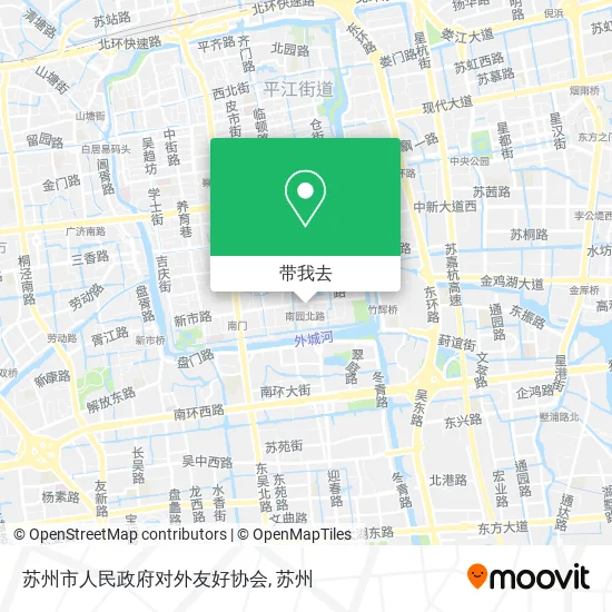 苏州市人民政府对外友好协会地图