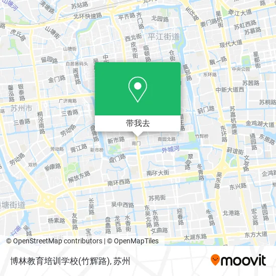 博林教育培训学校(竹辉路)地图
