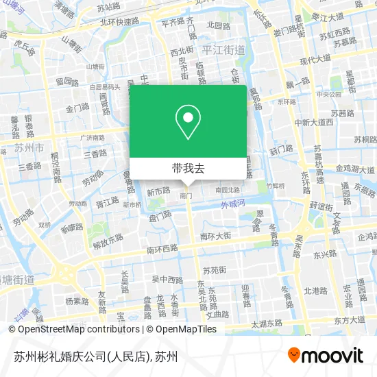 苏州彬礼婚庆公司(人民店)地图