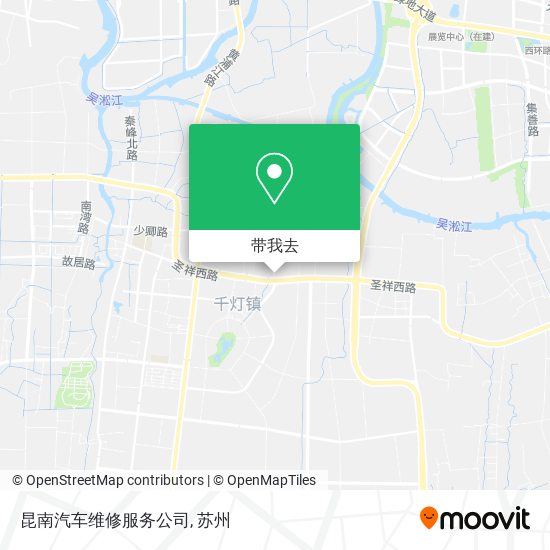 昆南汽车维修服务公司地图