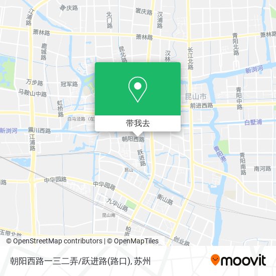 朝阳西路一三二弄/跃进路(路口)地图