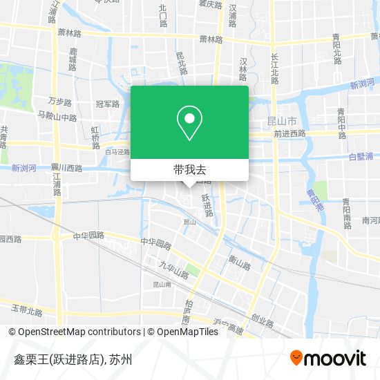 鑫栗王(跃进路店)地图