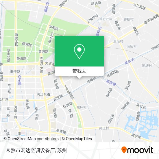 常熟市宏达空调设备厂地图