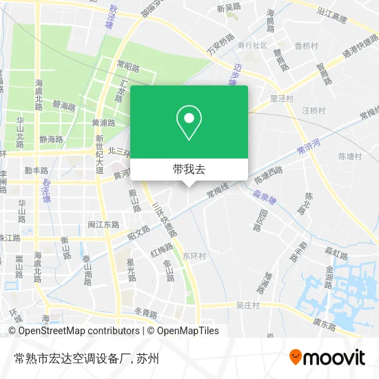 常熟市宏达空调设备厂地图