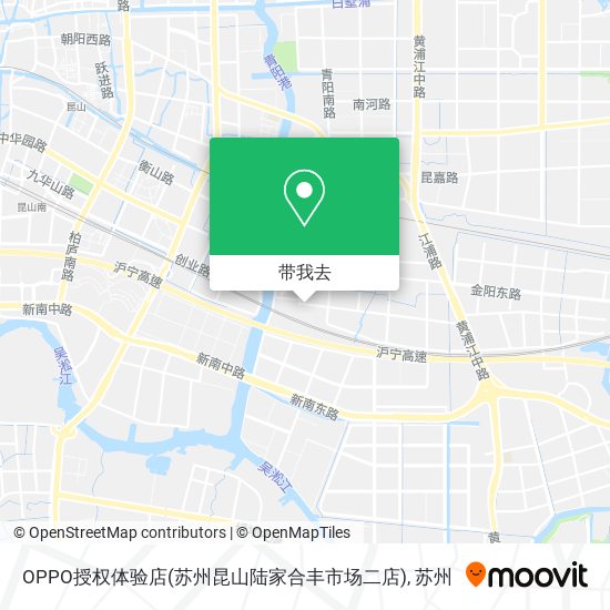 OPPO授权体验店(苏州昆山陆家合丰市场二店)地图