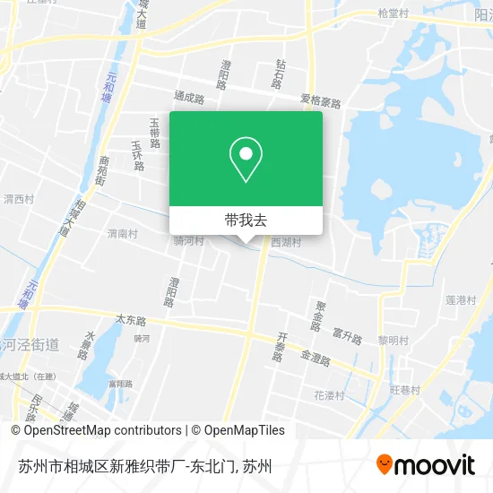 苏州市相城区新雅织带厂-东北门地图