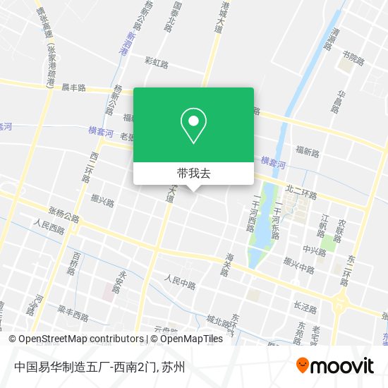 中国易华制造五厂-西南2门地图