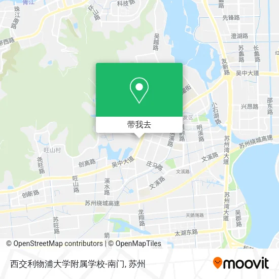 西交利物浦大学附属学校-南门地图
