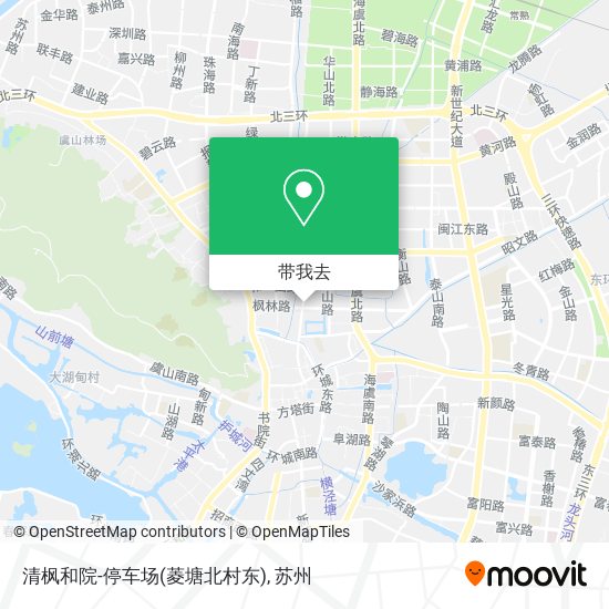 清枫和院-停车场(菱塘北村东)地图