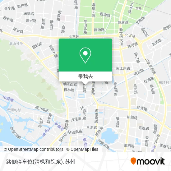 路侧停车位(清枫和院东)地图