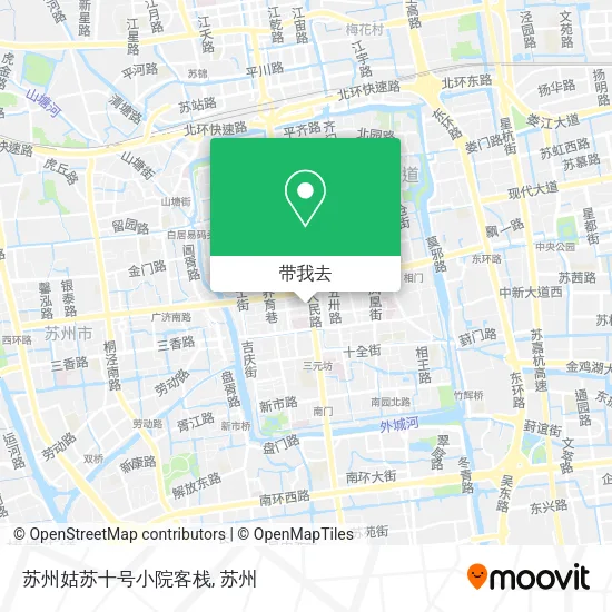 苏州姑苏十号小院客栈地图