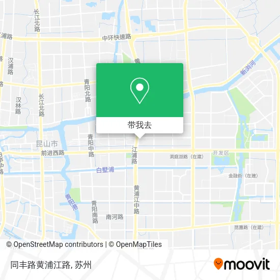 同丰路黄浦江路地图