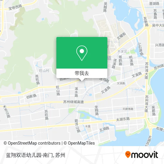 蓝翔双语幼儿园-南门地图