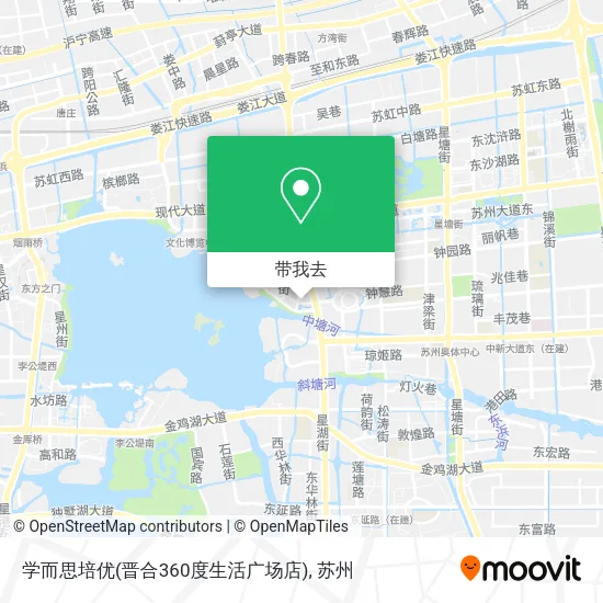 学而思培优(晋合360度生活广场店)地图