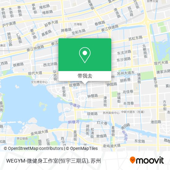 WEGYM-微健身工作室(恒宇三期店)地图