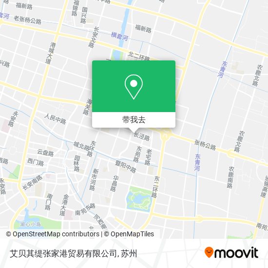 艾贝其缇张家港贸易有限公司地图