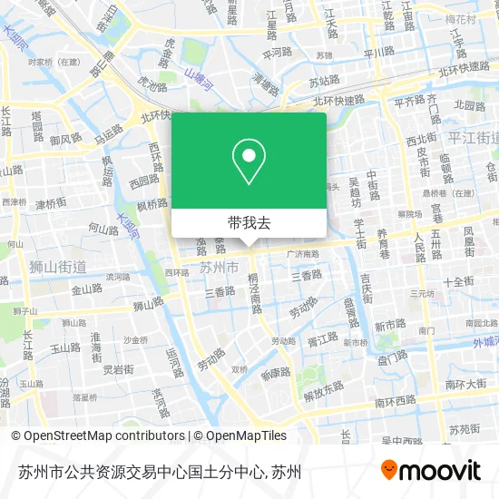 苏州市公共资源交易中心国土分中心地图