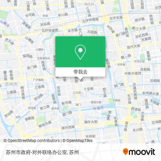 苏州市政府-对外联络办公室地图