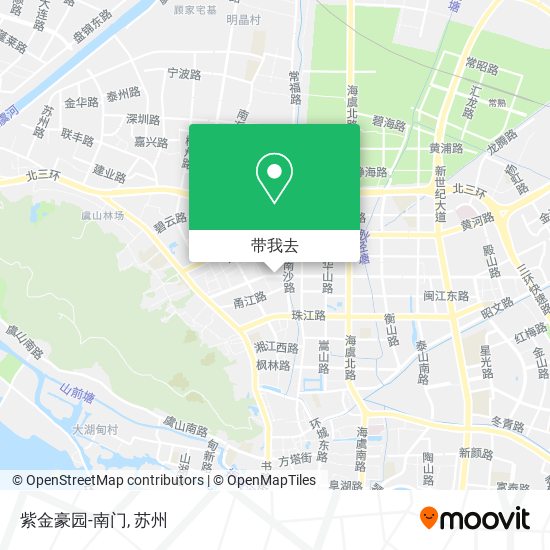 紫金豪园-南门地图