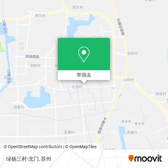 绿杨三村-北门地图