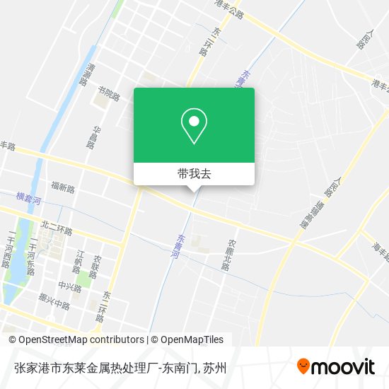 张家港市东莱金属热处理厂-东南门地图
