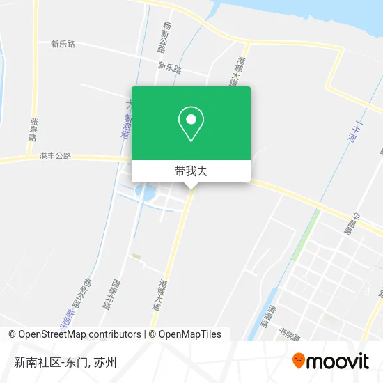 新南社区-东门地图