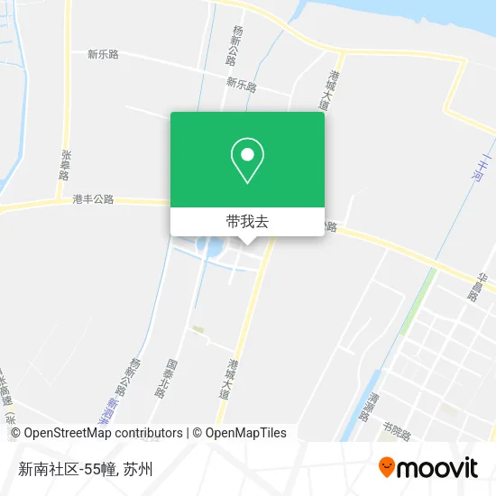 新南社区-55幢地图