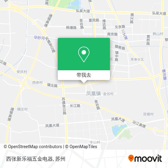 西张新乐福五金电器地图