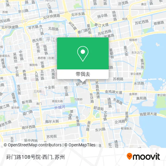 葑门路108号院-西门地图