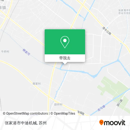 张家港市中迪机械地图