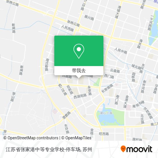 江苏省张家港中等专业学校-停车场地图