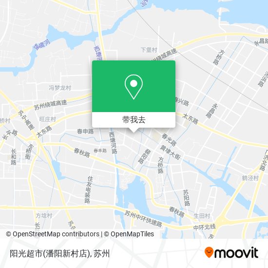 阳光超市(潘阳新村店)地图