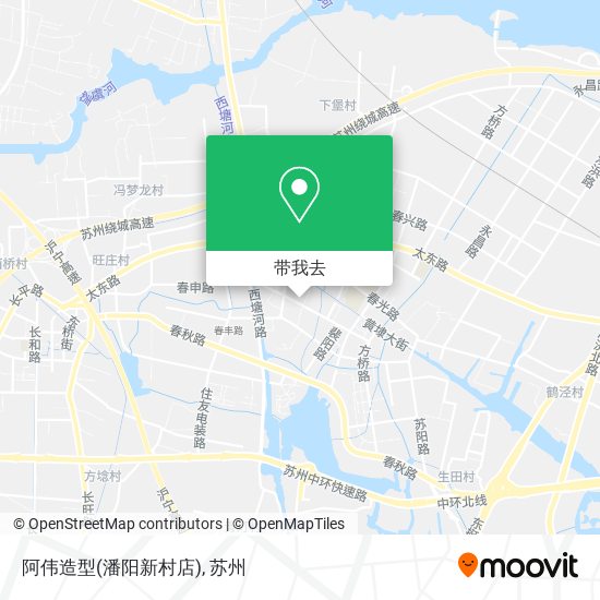 阿伟造型(潘阳新村店)地图