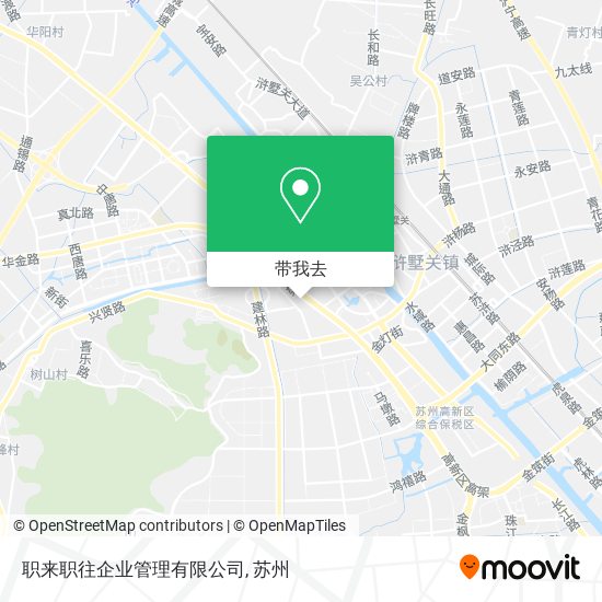 职来职往企业管理有限公司地图