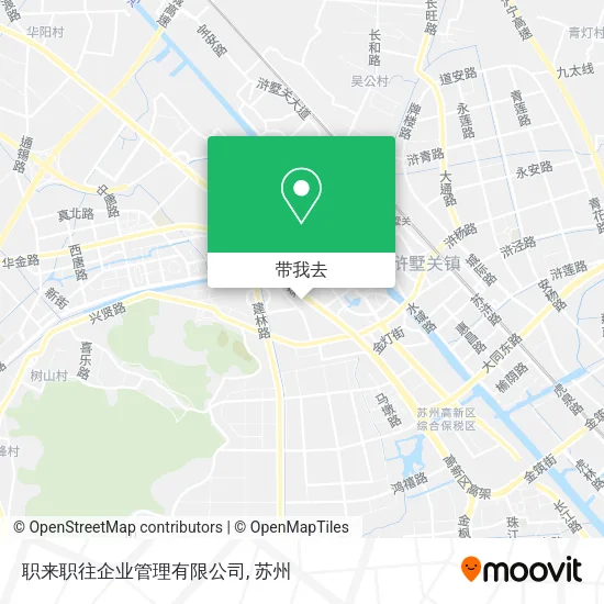 职来职往企业管理有限公司地图