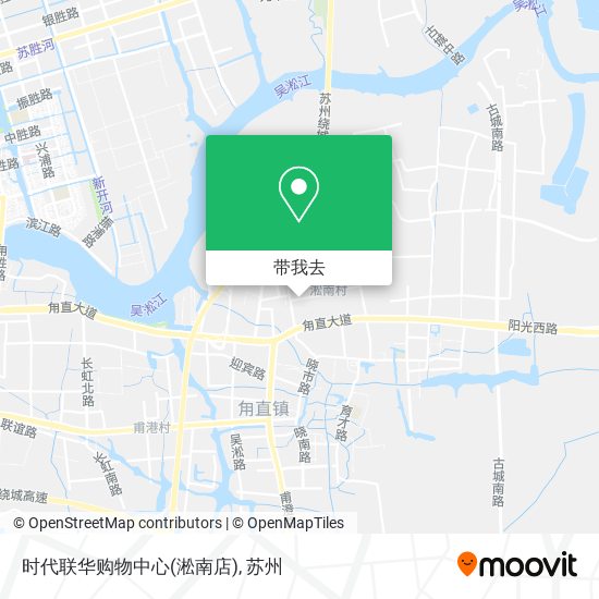 时代联华购物中心(淞南店)地图