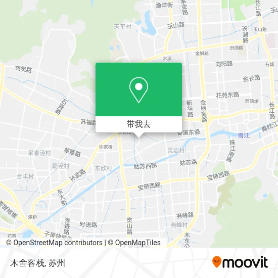 木舍客栈地图