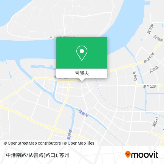 中港南路/从善路(路口)地图