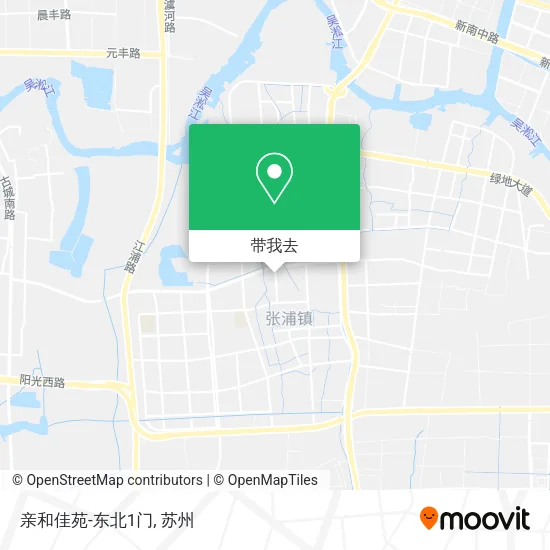 亲和佳苑-东北1门地图