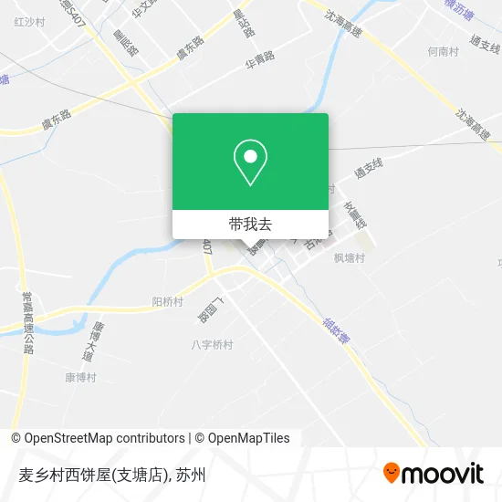 麦乡村西饼屋(支塘店)地图