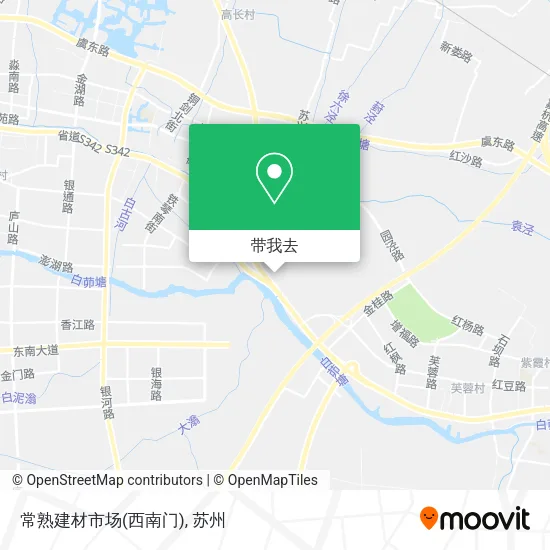 常熟建材市场(西南门)地图