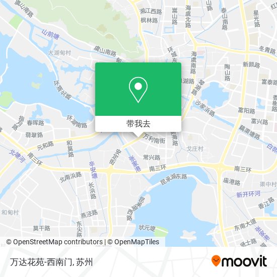 万达花苑-西南门地图