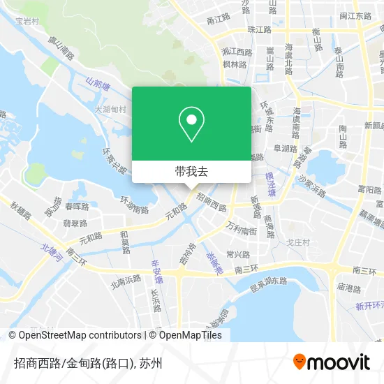 招商西路/金甸路(路口)地图